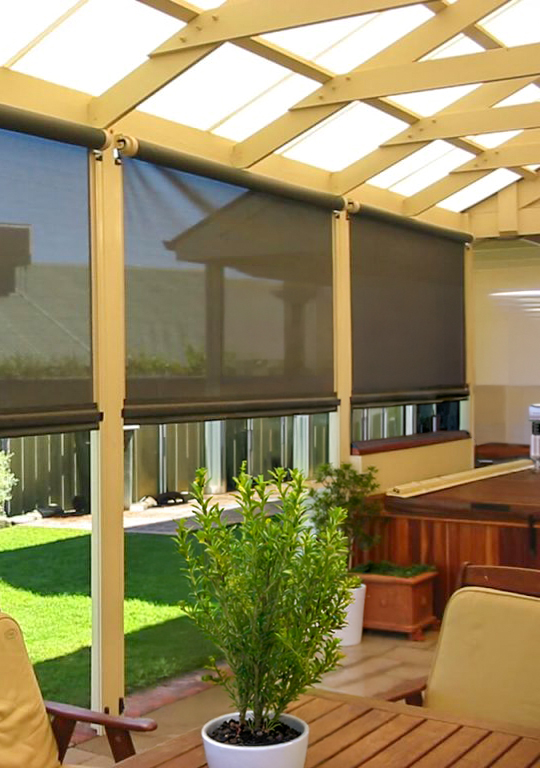 Olivera Blinds outdoor installation